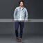 classic light blue vintage denim jacket for men custom printed