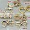 2015 customized zinc alloy tags,gold charm pendants for jewelry and handbag