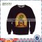 MGOO 2016 Christmas Oversized fit Sweatshirts100% Cotton Cartoon Printed Pullover Sweatshirt Screen Printing Christmas Clothing