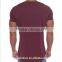 hot sale 95% cotton 5% elastane t shirt mens curved hem longline t shirt wholesale blank streetwear pocket t shirt