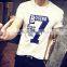 MC1145 Summer Clothes pullover round collar top quality young boys T shirt