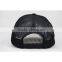 custom cotton 6 panel black baseball cap