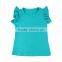 Newborn Baby T-shirt Summer 2017 Slim Fit 100% Cotton Girl Ruffle Sleeve Shirts