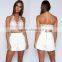 Runwaylover 5453 Hot Sale Ladies Embroidery V-neck Crop Top