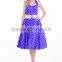 Women's Vintage Rockabilly Swing 1950's Evening Party Dress with Belt