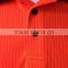 Mens short sleeve fluorescent interlock bulk poly/cotton high visibility polo shirt