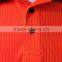 Men's interlock hi vis safety protective warning segmented tape orange T/C reflective polo shirt