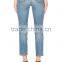 Top Design Custom Women Jeans 2016 Wholesale New Style Jeans Denim Ladies Slim Fit Denim Jean