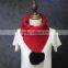 Fashion lovely all Acrylic soft comfortable small kitting children neckerchief