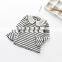 Wholesale lovely cotton children girl stripe t-shirt casual children wear