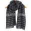 Women Soft Fringe Winter Plaid Cashmere Scarf