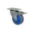 4 Inch Grey 200KG Top Plate Swivel Brake PP Industrial Caster