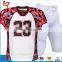 100 % polyester sublimation custom design youth camo football uniforms your own camo Army American Football Uniform