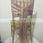 Graceful Popular High Quality Rose Gold Sequin Chair Sash