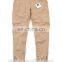 Fashion pattern cotton twill long pants multi pockets OEM service custom your own logo for lady