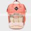 High Quality Waterproof Diaper Bag Fashion Designer Adult Diaper Bag Baby Backpack Diaper Bag