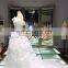 1A336 High Challenge Ruffle Flower White Princess Wedding Dress In Paris Place Wedding House 2016