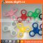 2017 New Three Colors LED Light Hand Spinners Fidget Spinner Triangle Finger Spinning Top Decompression Fingers Toys DHL