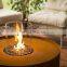 corten steel outdoor antique square large gas fire pit