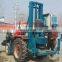 Hydraulic system tractor-mounted water well drilling rig with 4 hydraulic legs