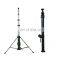 Manual light tower mobile telescopic 6m antenna mast with tripod