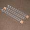 Test quartz glass tube OD 9mm, one-end closed clear quartz tube