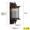 Good quality custom gard wall mounted solar aluminum led light   JML-WLL-A8045