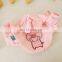 Cute cat Dog Clothes pink piggy embroider Pet Hoodies puppy apparel with ear