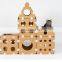 Corrugated Paper Cat House Villa Wear-resisting Pet Toy Cat Scratcher Scratching Board Lounge For Climbing