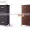Storage cube dresser home storage tower constructed by steel wooden top and 4 foldable cloth fabric drawer dresser