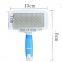 HQP-MR25 HongQiang Stainless Steel PP TPE Dog Brush Dog Comb Pet Grooming Brush