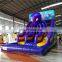 2020 popular portable tall slide ,inflatable crayon bounce house with slide with big octopus cartoon