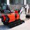 Free Shipping 800KG Hydraulic Mini Crawler Excavator With Canopy On Selling