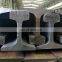 China supplier of hot sale TR50 TR45 galvanized railroad steel rails for crane