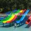 Most popular big fiberglass slide+mini water spray park
