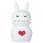 Smart Rabbit Desk Night Light With 3 Color Changing Remote Control Kids LED Light