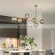 Modern Designer Glass Lamp Led Light Gold Glass Chandelier Pendant Lamp