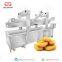 Automatic Continuous Chicken Nugget Frying Machine/Fish Skin Fryer Machine