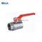 PN25 Forged Brass Ball Valve DN80 with Lever Steel Handle
