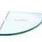 Modern wall mounted wall bathroom corner tempered glass for shelf