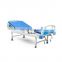 Manufacturers sell well high quality 2 cranks manual hospital bed Multiple  function medical bed for hospital