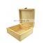 Hot sale customized packaging raw bamboo wood boxes with lock