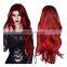5 Color Blonde Long Straight Party Hair Wig Blond Mixed Color Gradient Curly Ladies Party Wig Not Lace Front Synthetic Hair