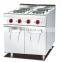 Stainless Steel Electric cooking Range 4 hot plates With Cabinet