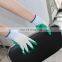 Wholesale 13 Gauge Women Lady Green Garden Smooth Nitrile Gloves Cut Resistant Nitrile Safety Work Hand Garden gloves
