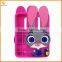 china supplier 3d cartoon silicone cellular case for motorola g3