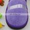 Personalized customized logo purple disposable hotel luxury spa slippers