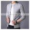 Factory wholesale spring and autumn new men's knitted cardigan fashion slim-fit stand collar sweater