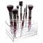 Clear Acrylic Makeup Brush Holder Acrylic Makeup Brush Organizer with 14 Slots