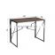 home office furniture high tech workstation simple 1 shape foldable metal computer table modern office executive desk